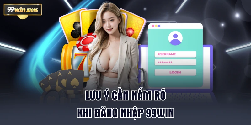 Lưu ý cần nắm rõ khi đăng nhập 99WIN